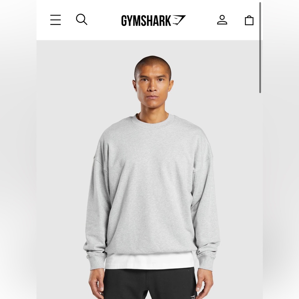 Gymshark Gray Sweatshirt
